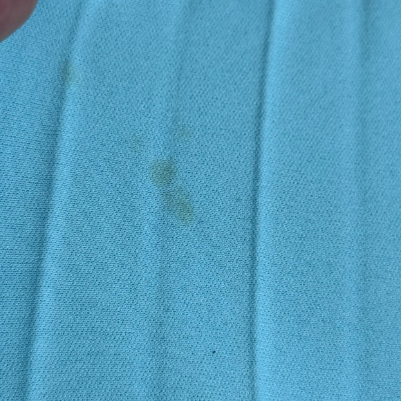 Vintage 70s Miss Hart California Blue Peasant Prairie Victorian Lace dress *Flaw - Picture 11 of 14